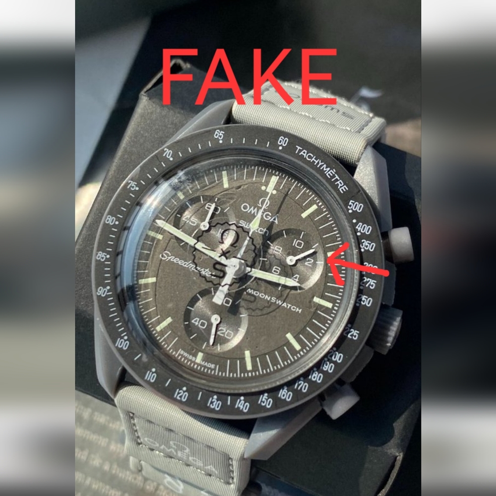 How to identify fake swatch omega moonswatch watches